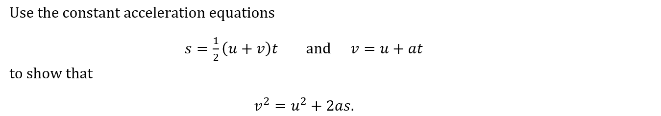 2.3.1_WE_Deriving the suvat formulae_1