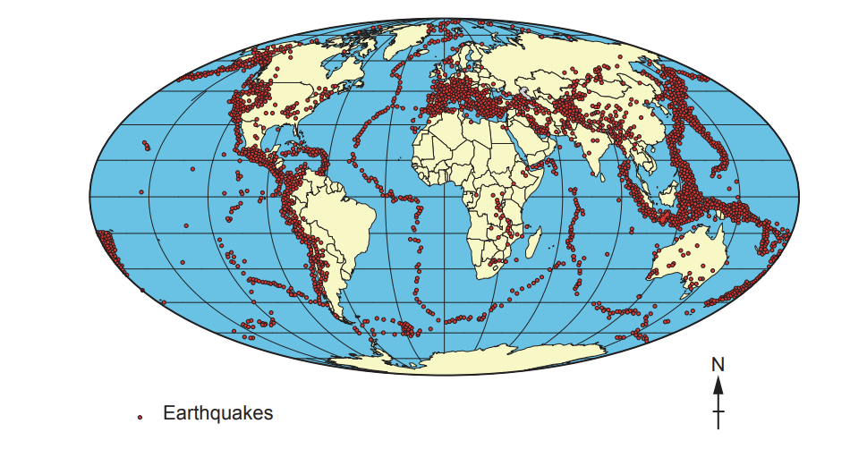 Plate Tectonics OCR GCSE Geography Topic Questions 2018