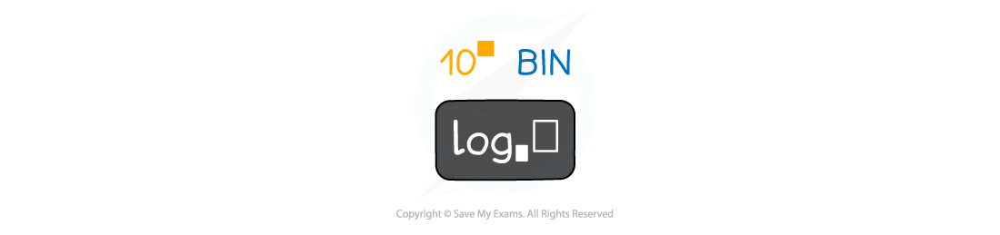 logarithm button with a base