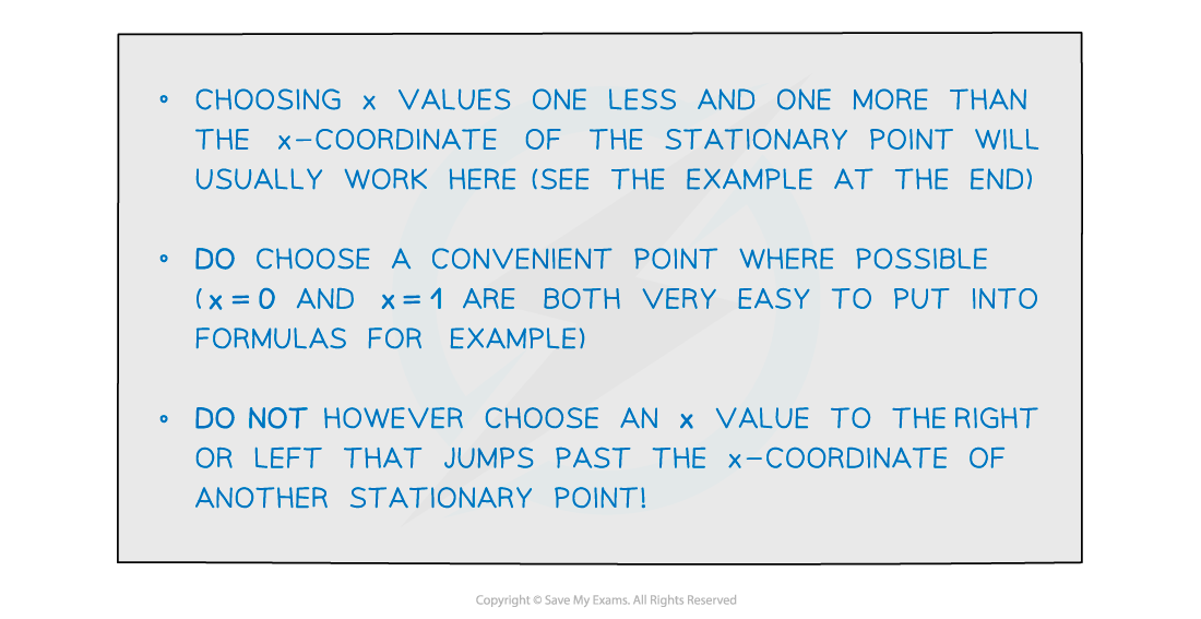 Stat Points left right proviso, A Level & AS Maths: Pure revision notes