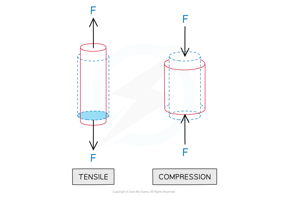 Tensile and compression forces