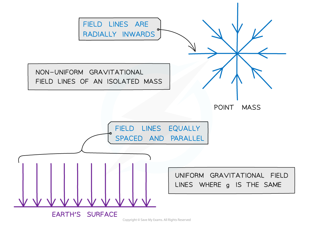 Gravitational field lines