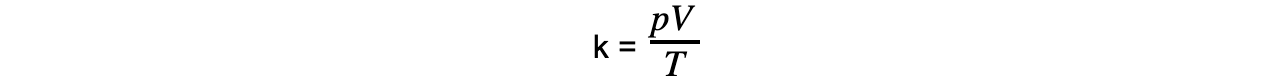 Ideal Gases equation Worked Example equation 1a