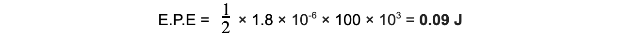 Area under a Potential–Charge Graph Worked Example equation 3