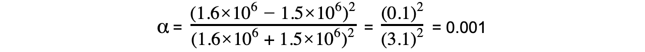  Intensity Reflection Coefficient Worked Example equation 2