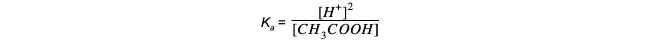 Calculating pH, Ka, pKA & Kw equation 3