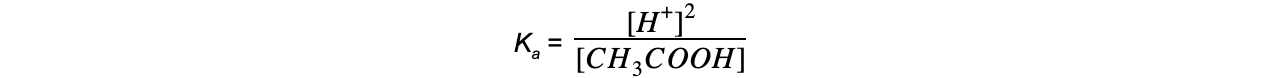 Calculating pH, Ka, pKA & Kw equation 4