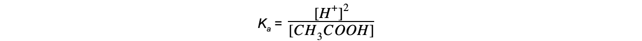 Calculating pH, Ka, pKA & Kw equation 6