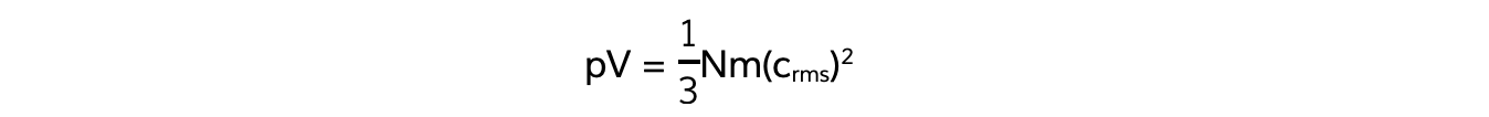 Kinetic Theory Final Equation