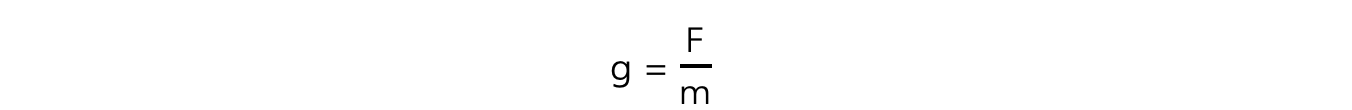 Gravitational Field Strength Equation_2