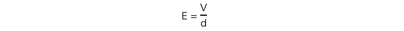 Electric Field Strength Uniform Equation_2