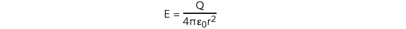 Electric Field Point Charge Equation