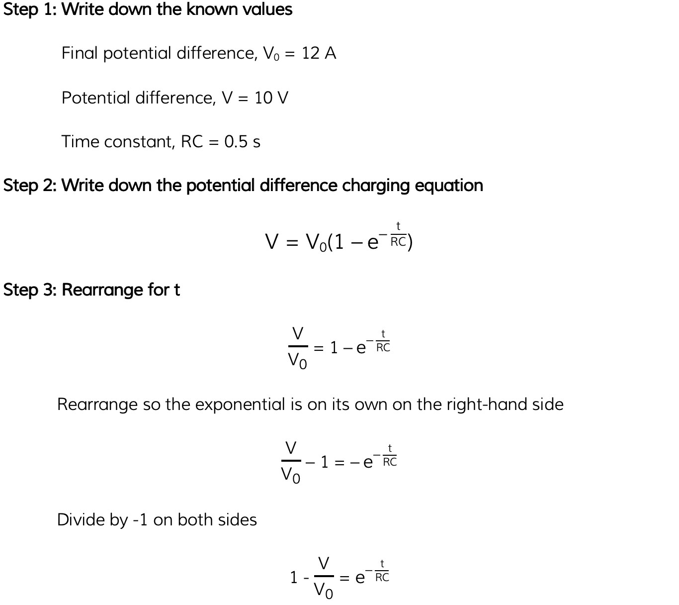 Capacitor Charging Worked Example (1)