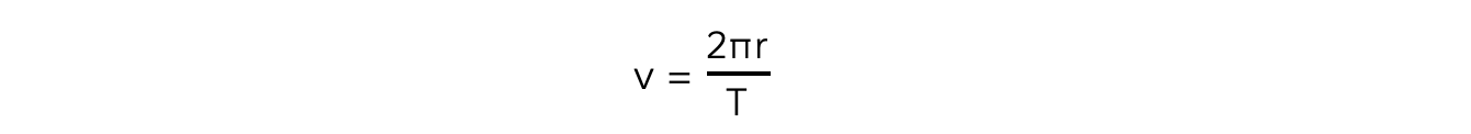 Circular Orbits Equation 3