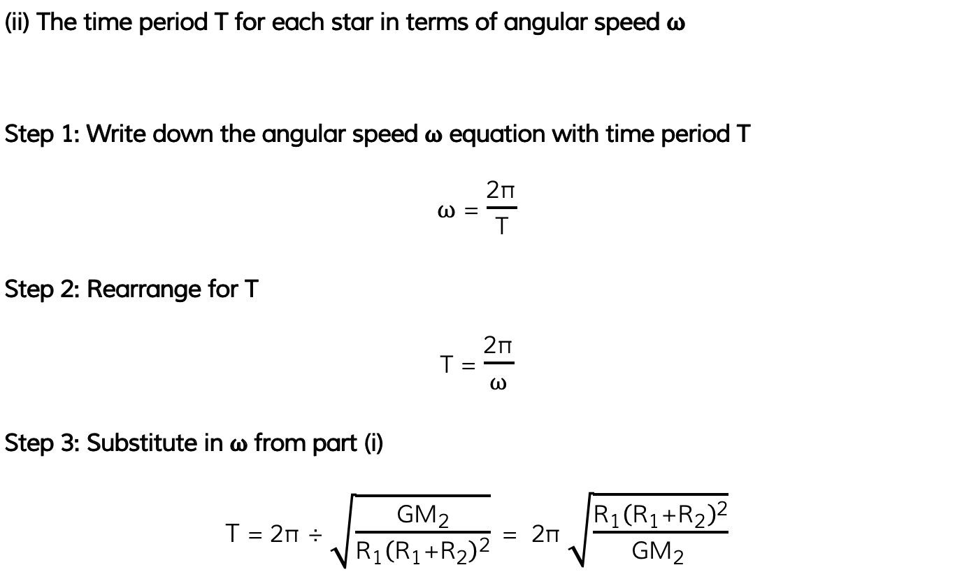 Circular Orbits Worked Example Part 2