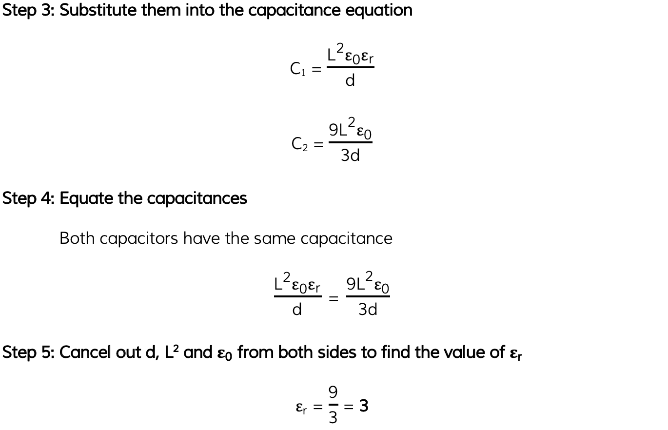 Capacitor Dielectric Worked Example (2)