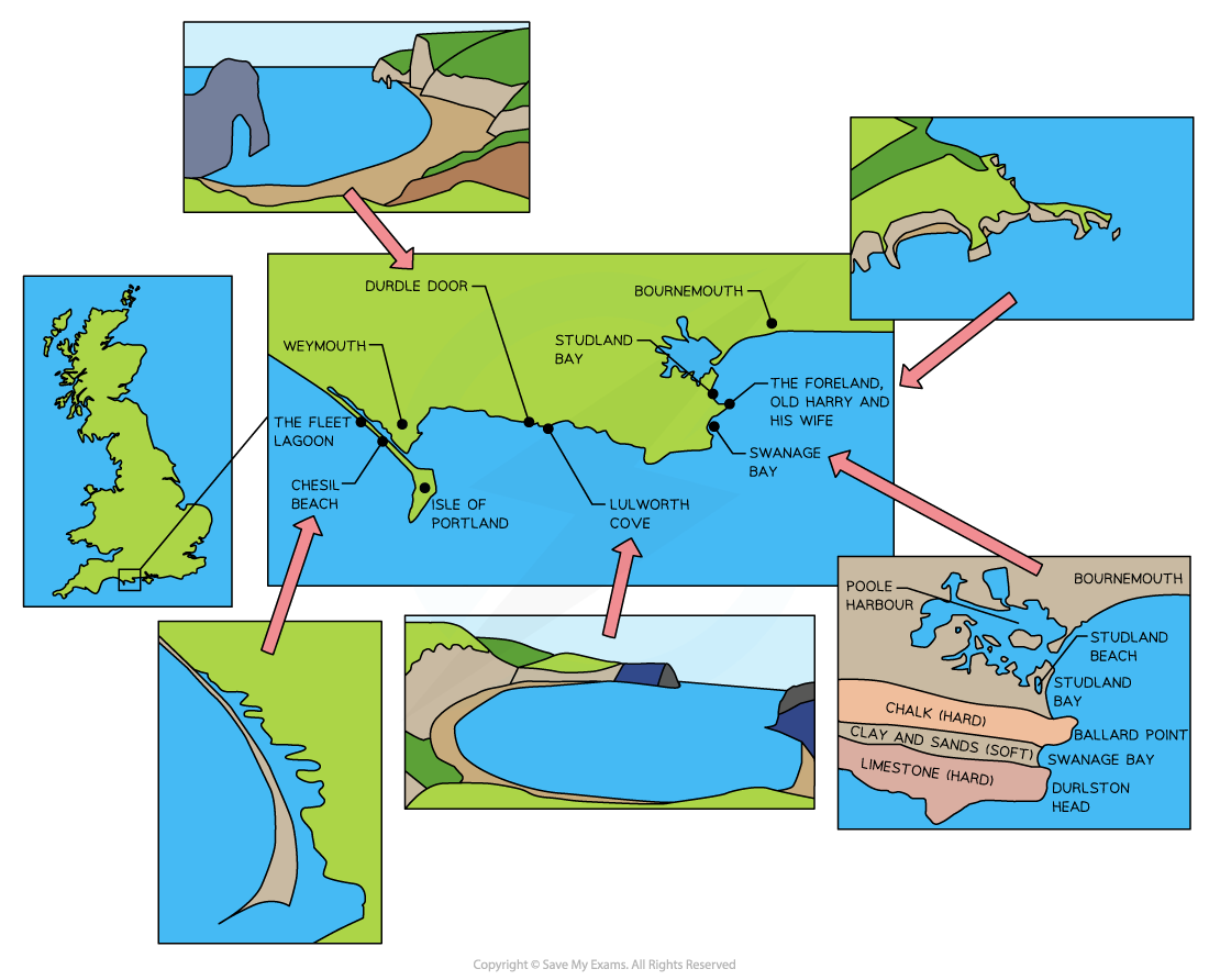 Coastal Landforms AQA GCSE Geography Revision Notes 2016 Coastal Landforms AQA GCSE Geography Revision Notes 2016
