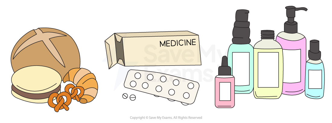 Medicines, food and household products tend to be produced in batches