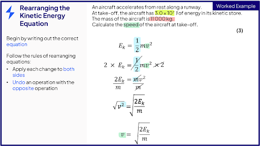 we-showing-a-multistep-rearrangement-of-ke-equation--seo-physics-article