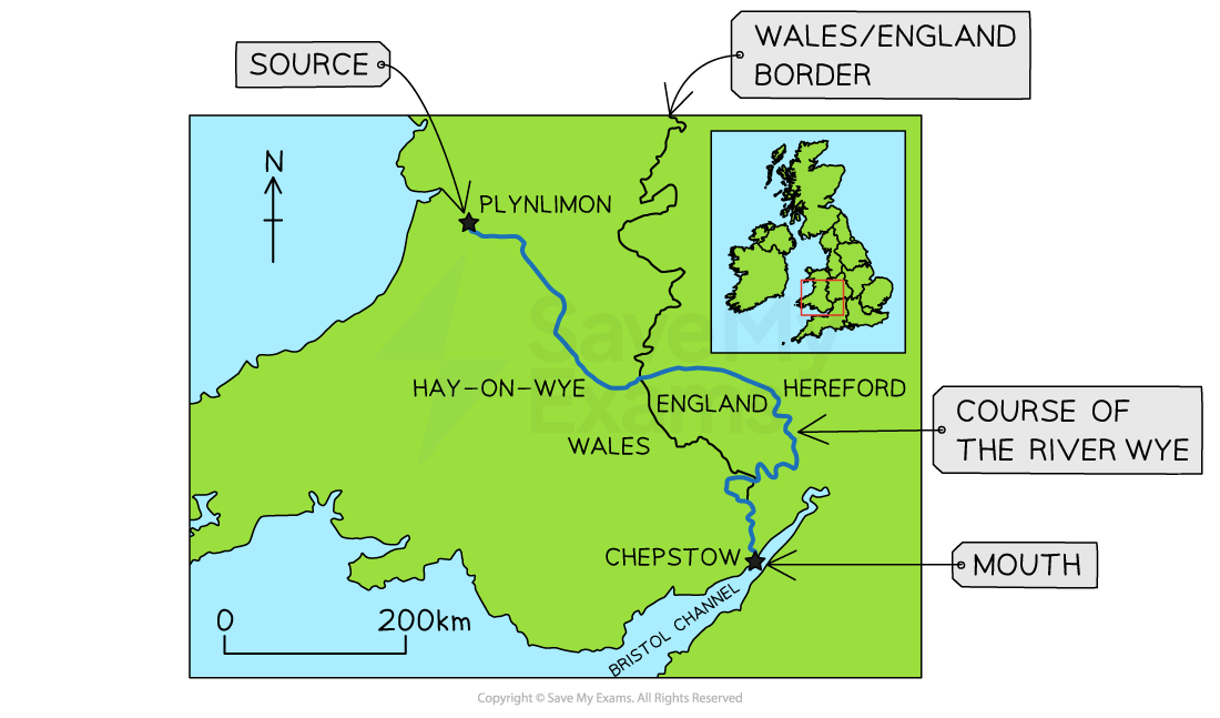 River Wye OCR GCSE Geography Case Study Revision Notes