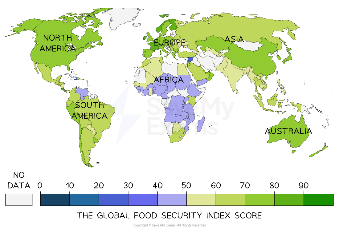 Global Patterns Nutrition Indicators DP IB Geography Revision Notes 2017