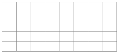 An 8 x 5 grid