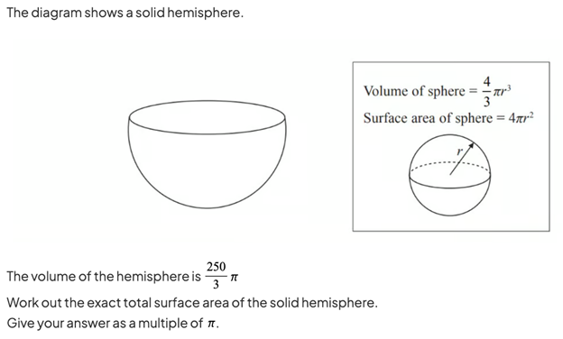 3D shape questions