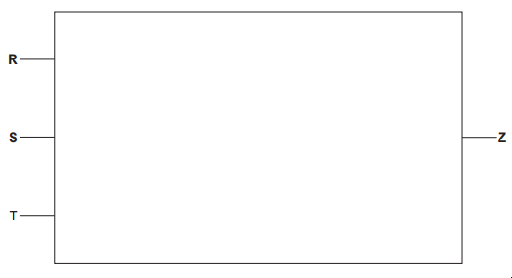 Rectangle with points R, S, and T on the left side and point Z on the right side, all marked outside the rectangle.