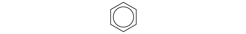 Delocalised structure of benzene