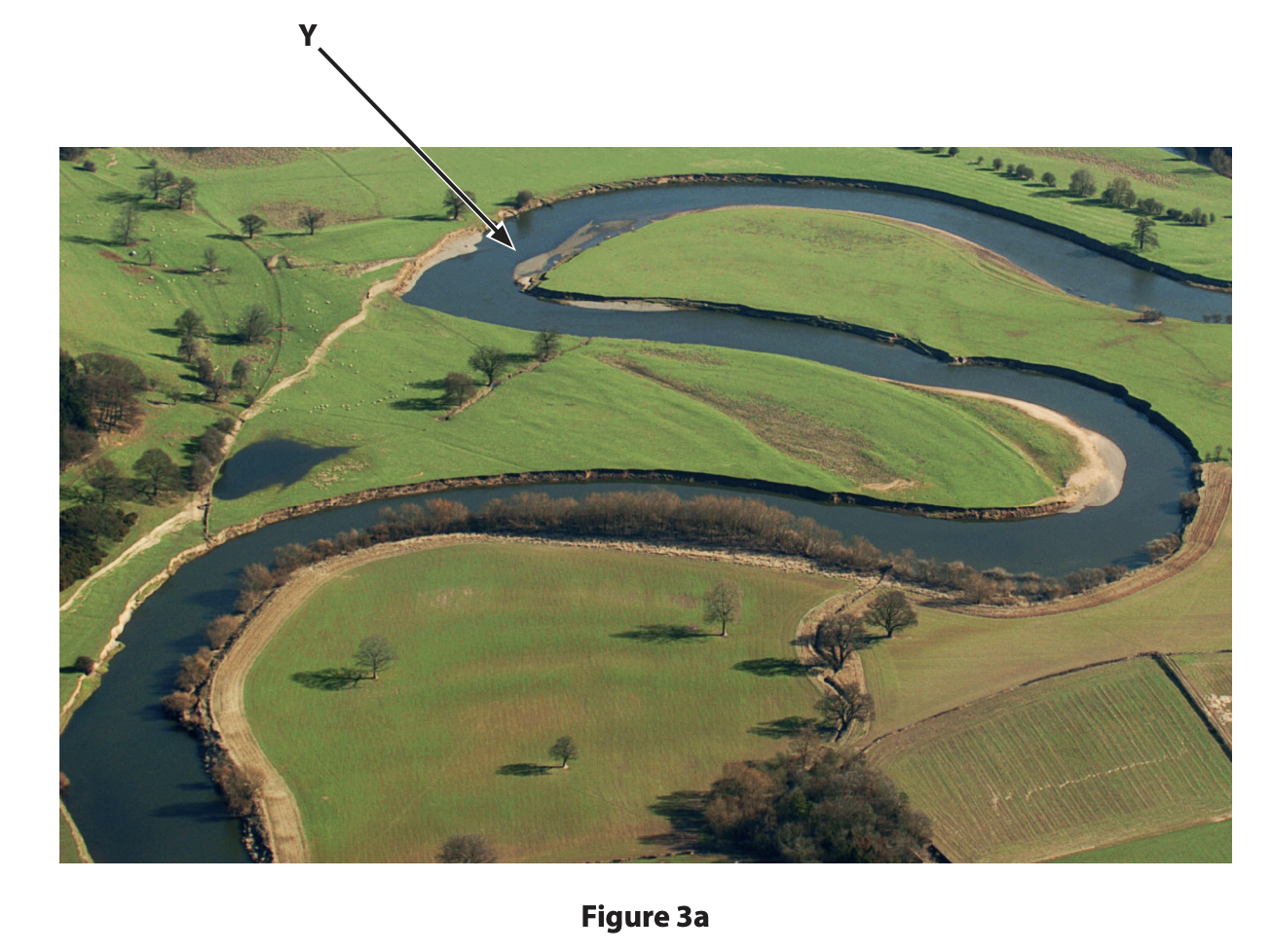 A river landscape in Shropshire, England