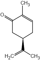 3D structure of carvone.