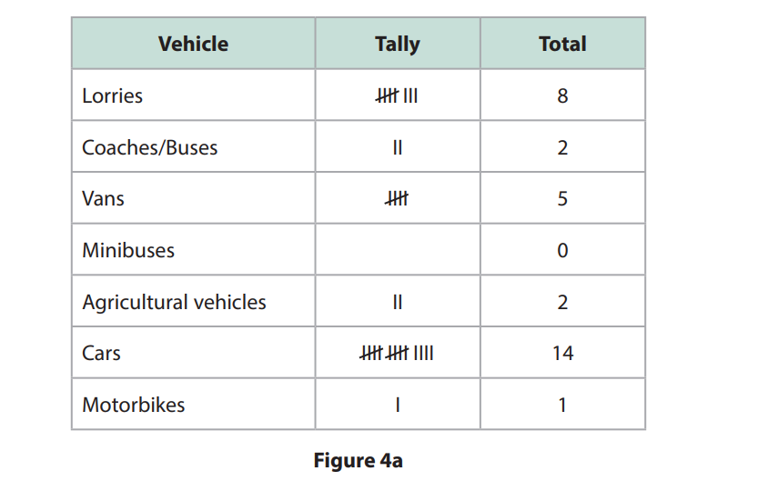 A traffic survey in a rural settlement