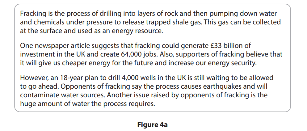 Information about the development of fracking in the UK