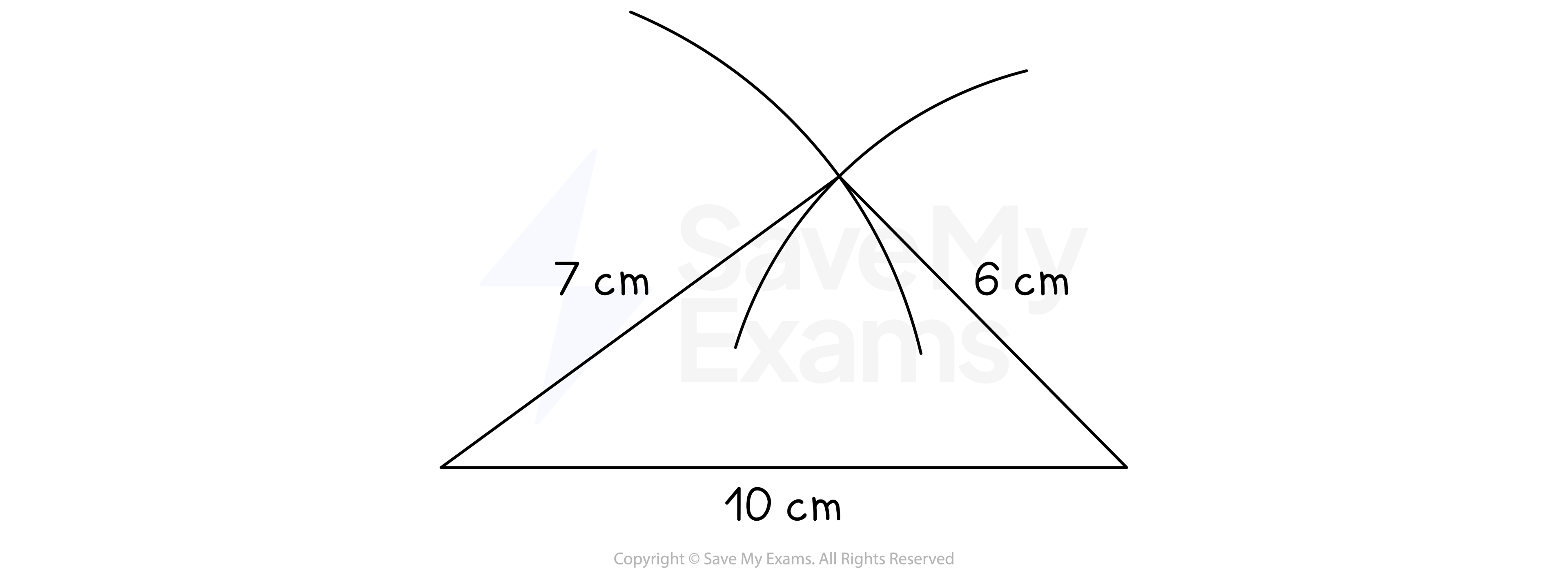 Construction of an SSS triangle