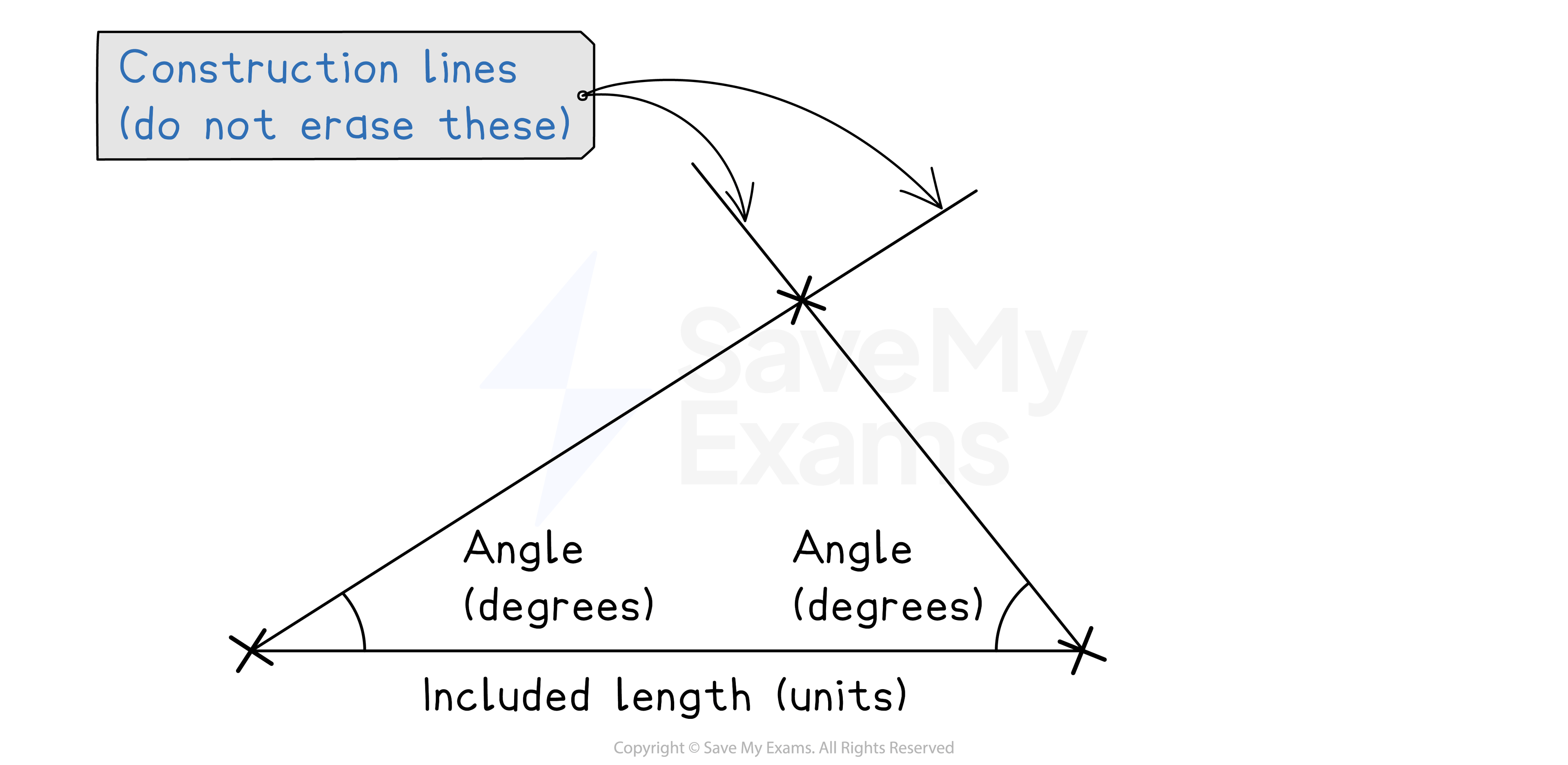 Constructing an ASA triangle
