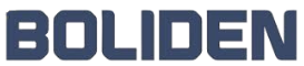 Bold, stylised dark blue text displaying the word 'Boliden' against a plain white background.