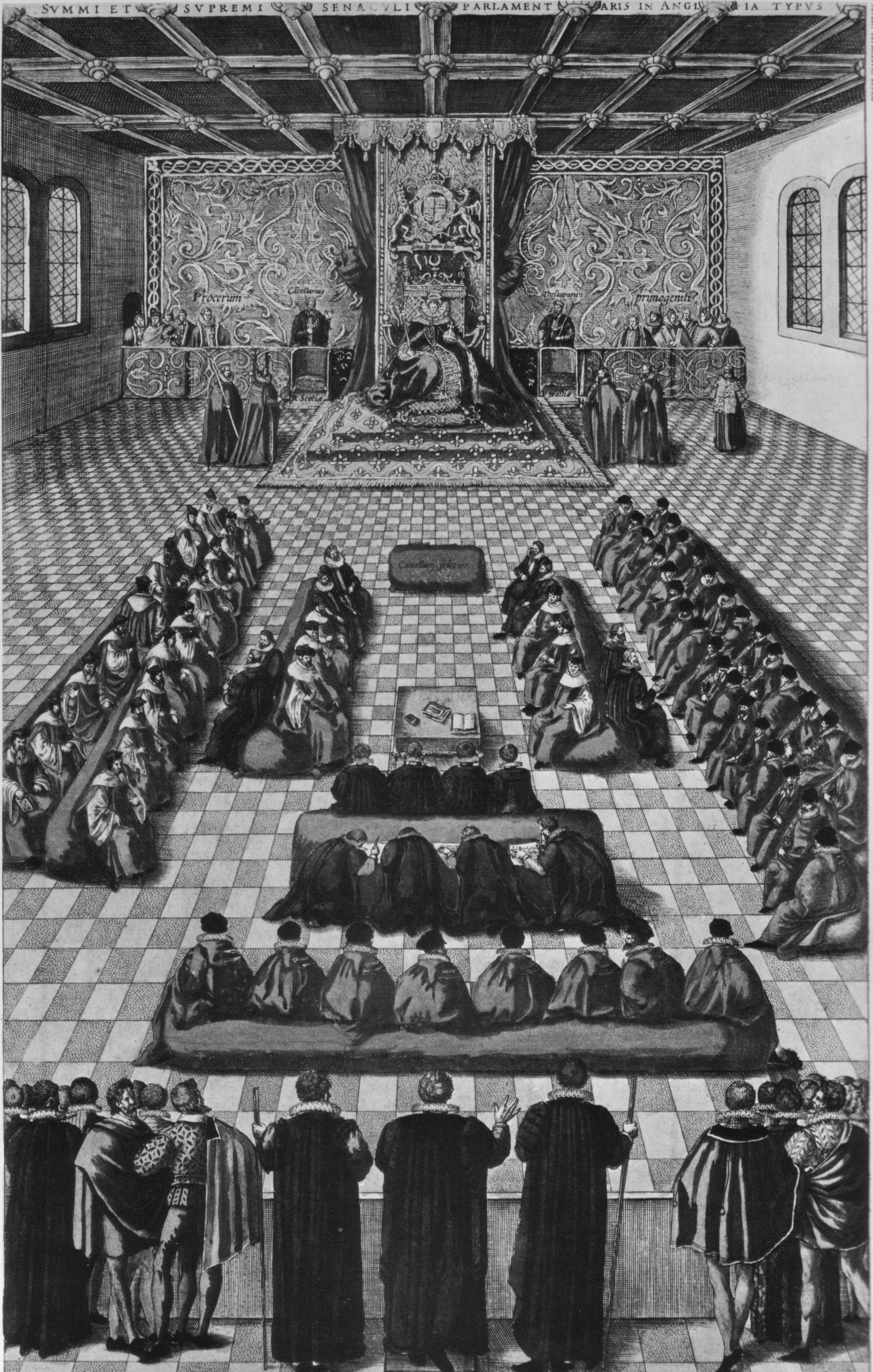 Illustration of Elizabethan Parliament