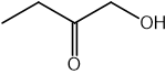 Chemical structure of 2-oxobutanol.