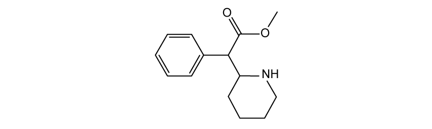 Methyl phenyl(piperidin-2-yl)acetate structure