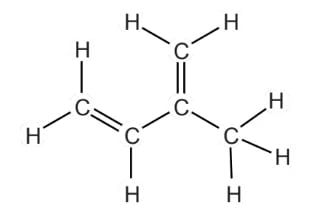 Displayed formula of 2-methylbutadiene