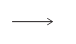 Simple black right-pointing arrow on a white background, indicating direction or movement to the right