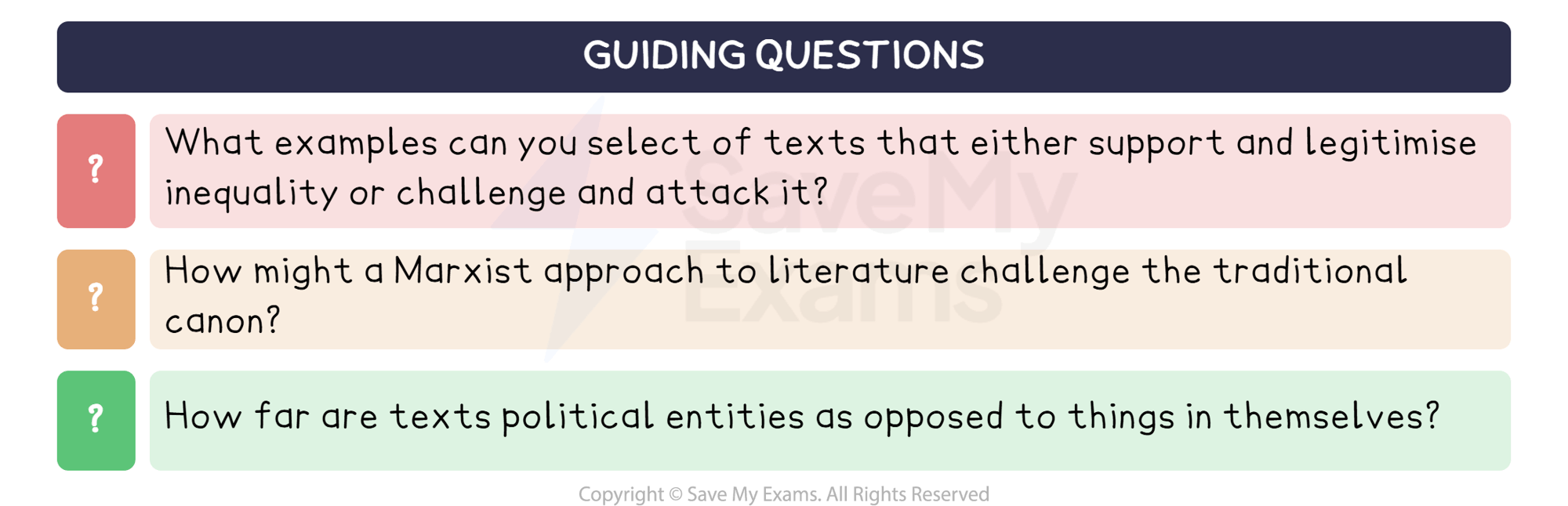 Marxist criticism: guiding questions: DP IB English A: Language and Literature (HL): HL Essay