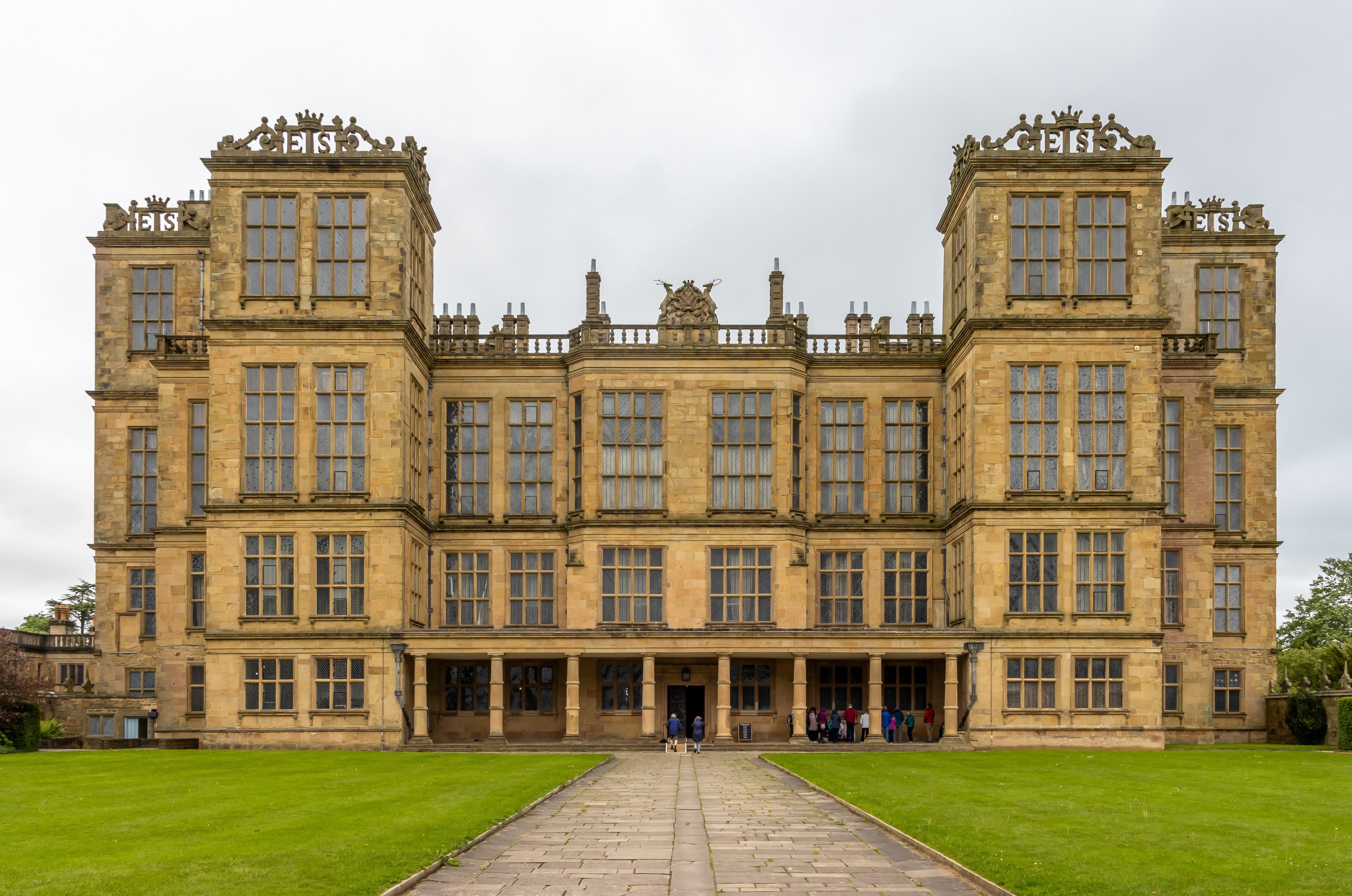 Hardwick Hall a large Elizabethan house