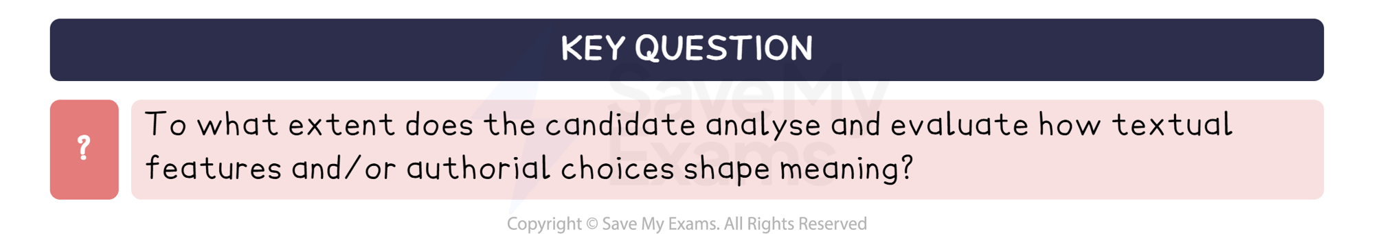Key question: Criterion B: DP IB English A: Language and Literature (HL): Paper 1