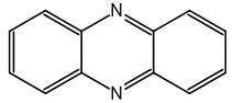 Skeletal formula of phenazine