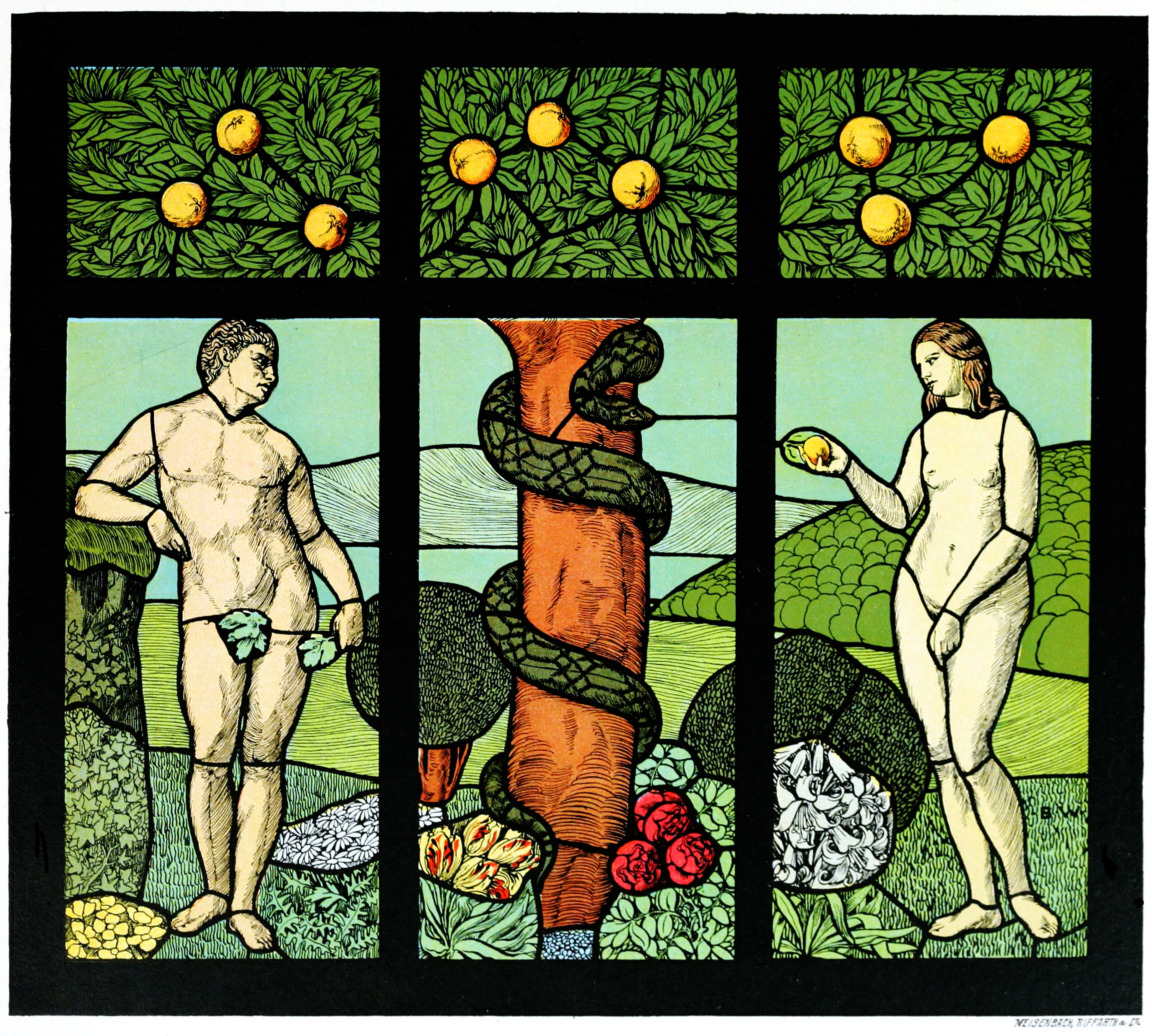 Adam and Eve in the Garden of Eden