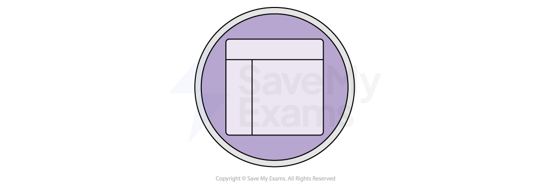 Form icon: an outlined page in a purple circle, marking the section on the kind of text this is and the conventions it follows.