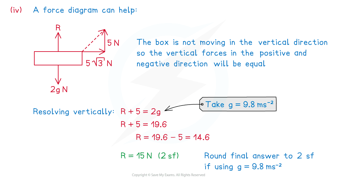 aqa-3-3-1-worked-example-solution-part-1-resultant-forces-4