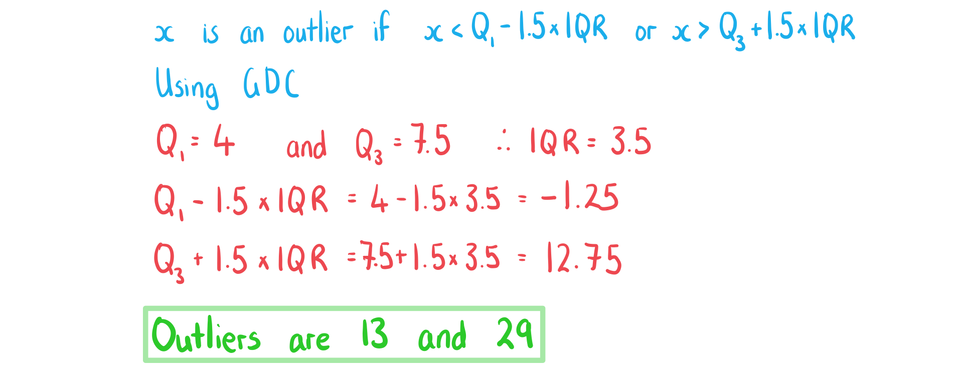 Outliers Math How To Find Outliers Using Interquartile Range (IQR)