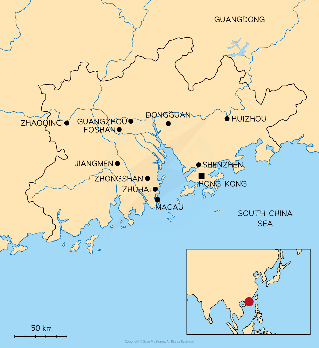 location-of-pearl-river-delta